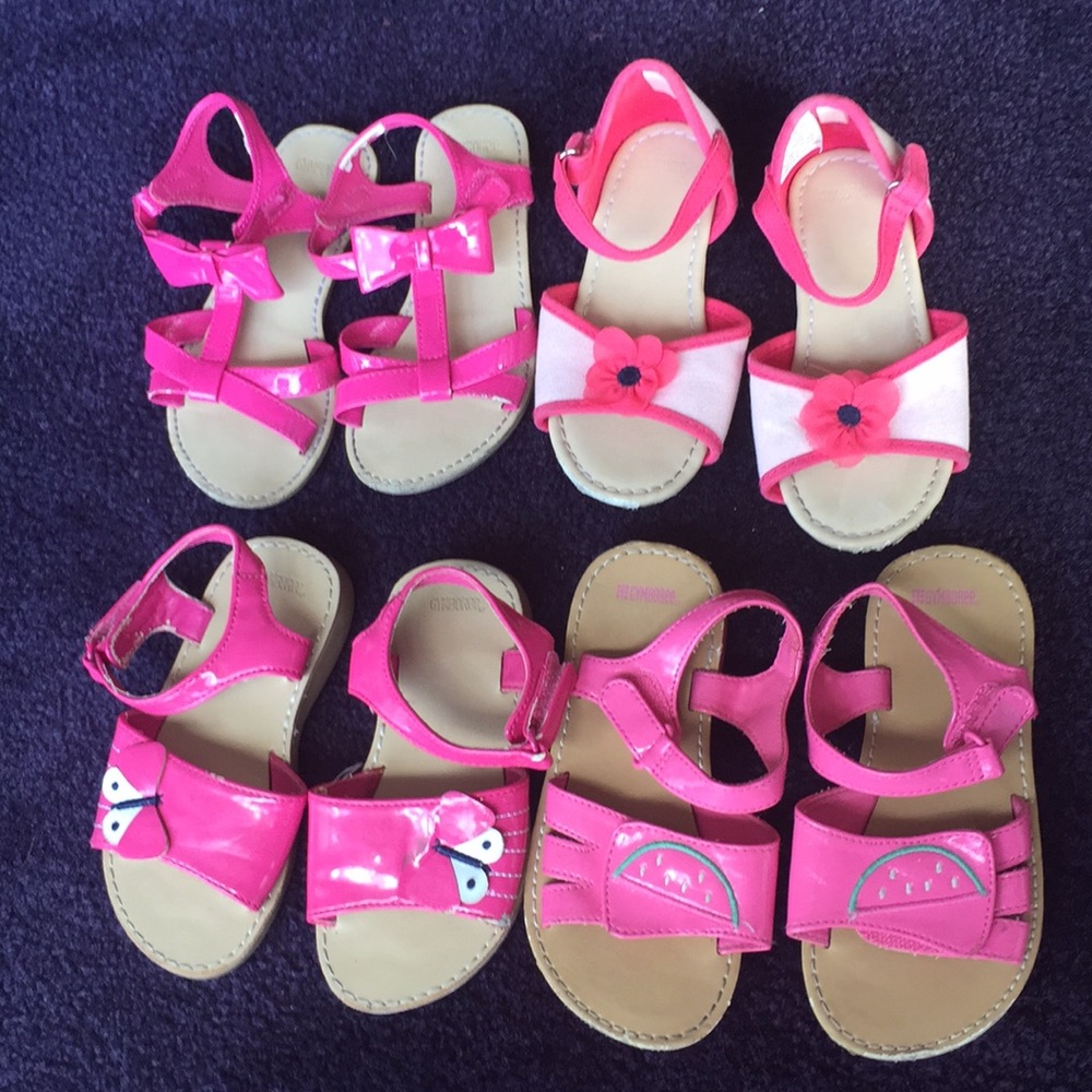Gymboree Bundle pink Sandals